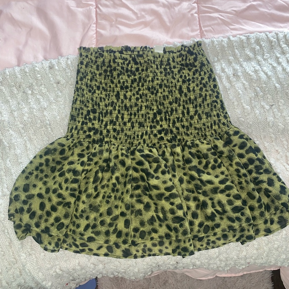 y2k printed skirt